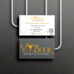 Création du logo & design de la carte de visite pour l'entreprise Va Te Faire Book.