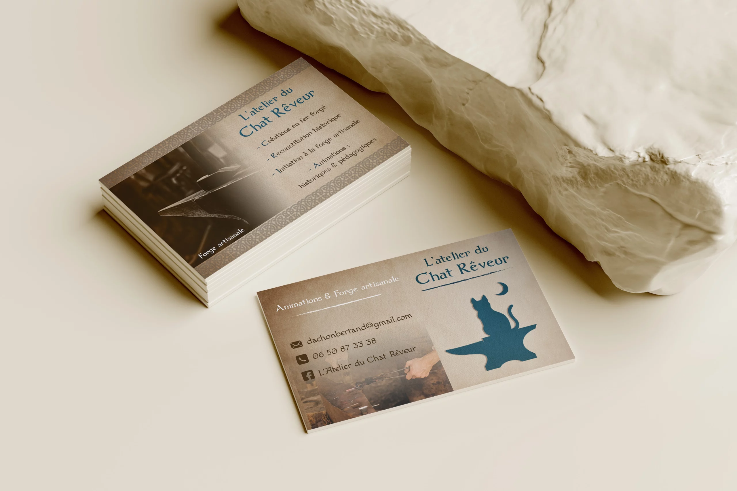 Business card - L'atelier du Chat Rêveur