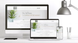 Webdesign - refonte de site web pour so home