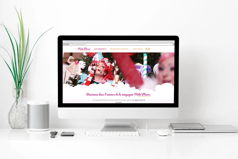 Création de site internet wordpress - site web compagnie de spectacle