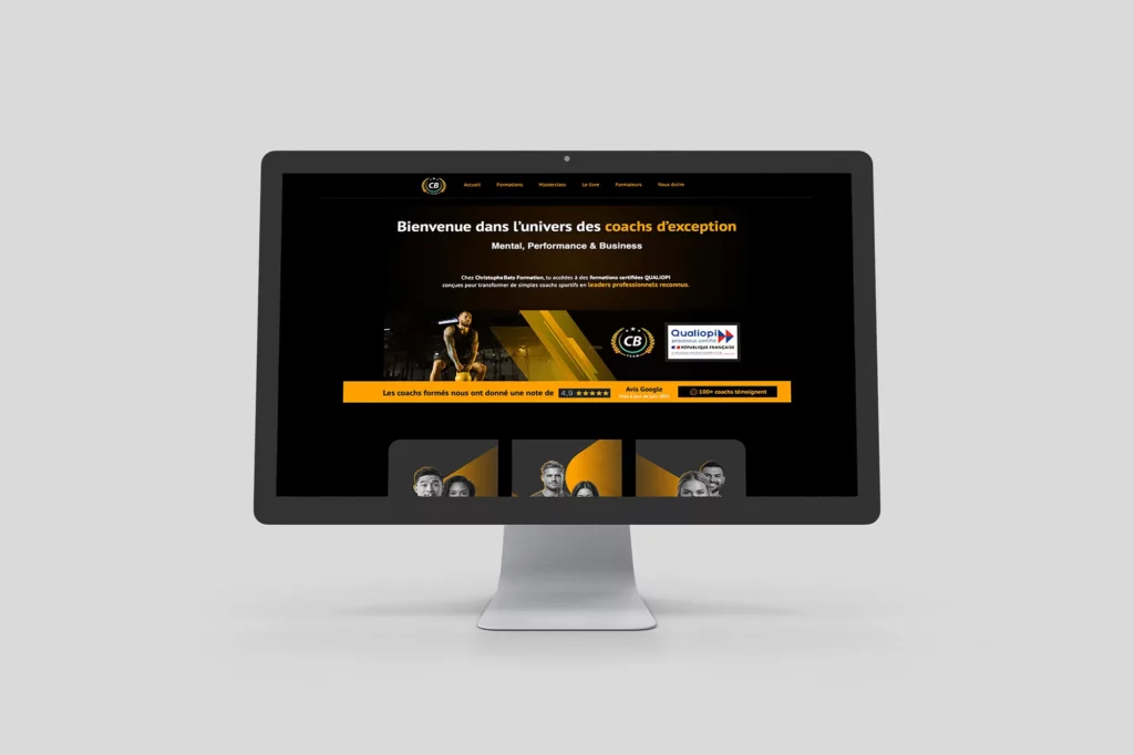 Refonte de site internet - coach sportif